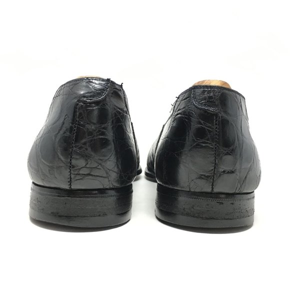 Bally Oxfords Shoes Size 9.5 Black Full Crocodile main image 4